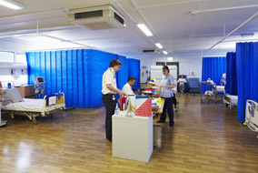 Portakabin modular building for new 'surge' ward at Watford Hospital